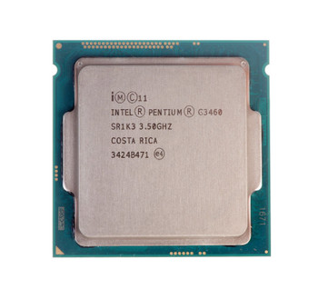 CM8064601482508 - Intel PENTIUM ROCESSOR G3460 Dual Core 3.5GHz 3MB SMART Cache Socket FCLGA1150 5GT/S DMI2 22NM 53W Processor
