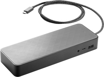 HP USB-C Universal Dock USB 3.0 (3.1 Gen 1) Type-C Black HP USB-C Universal Dock USB 3.0 (3.1 Gen 1) Type-C Black
