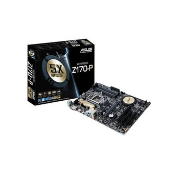 Asus Z170-P LGA1151/ Intel Z170/ DDR4/ Quad CrossFireX/ SATA3&USB3.0/ M.2/ A&GbE/ ATX Motherboard