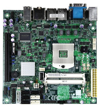 Supermicro MB-X9SCV-Q-O Socket G2/ Intel QM67/ DDR3 SODIMM/ A&V&2GbE/ Mini-ITX Server Motherboard,