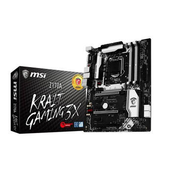 MSI Z170A KRAIT GAMING 3X LGA1151/ Intel Z170/ DDR4/ 3-Way CrossFireX & 2-Way SLI/ SATA3&USB3.1/ M.2&SATA Express/ A&GbE/ ATX Motherboard MSI Z170A KRAIT GAMING 3X LGA1151/ Intel Z170/ DDR4/ 3-Way CrossFireX & 2-Way SLI/ SATA3&USB3.1/ M.2&SATA Express/ A&GbE/ ATX Motherboard