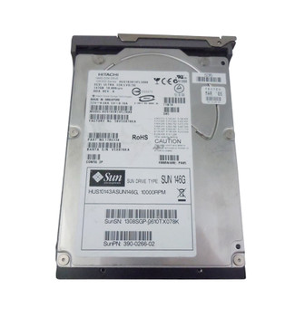 390-0266-01 - Sun 146GB 10000RPM Ultra-320 SCSI LVD Hot-Pluggable 80-Pin 3.5-inch Hard Drive 390-0266-01 - Sun 146GB 10000RPM Ultra-320 SCSI LVD Hot-Pluggable 80-Pin 3.5-inch Hard Drive