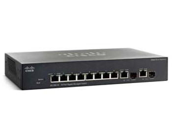 Cisco SG300-10 Managed network switch L3 Black