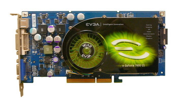 256-A8-N506-FX - EVGA GeForce 7800 GS 256MB 256-bit GDDR3 DVI/ D-Sub/ S-Video Out AGP 4X/8X Video Graphics Card 256-A8-N506-FX - EVGA GeForce 7800 GS 256MB 256-bit GDDR3 DVI/ D-Sub/ S-Video Out AGP 4X/8X Video Graphics Card