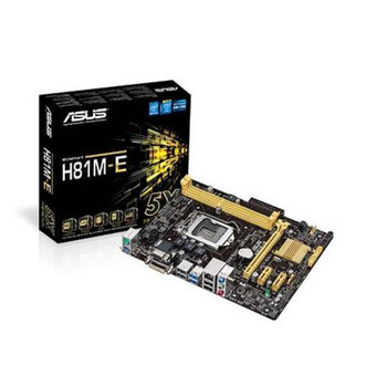 Asus H81M-E LGA1150/ Intel H81/ DDR3/ SATA3&USB3.0/ A&GbE/ MicroATX Motherboard Asus H81M-E LGA1150/ Intel H81/ DDR3/ SATA3&USB3.0/ A&GbE/ MicroATX Motherboard