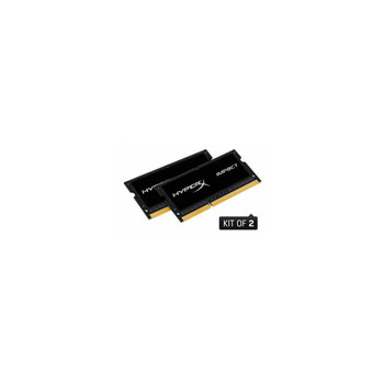 Kingston HyperX Impact Black HX318LS11IBK2/16 DDR3L-1866 SODIMM 16GB(2x8GB)/1Gx64 CL11 Notebook Memory Kit Kingston HyperX Impact Black HX318LS11IBK2/16 DDR3L-1866 SODIMM 16GB(2x8GB)/1Gx64 CL11 Notebook Memory Kit