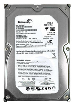ST3500630SV - Seagate SV35.2 500GB 7200RPM SATA 3Gbps 16MB Cache 3.5-inch Internal Hard Drive ST3500630SV - Seagate SV35.2 500GB 7200RPM SATA 3Gbps 16MB Cache 3.5-inch Internal Hard Drive