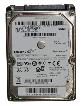 ST640LM000 - Seagate Momentus 640GB 5400RPM SATA 3Gbps 8MB Cache 2.5-inch Internal Hard Drive