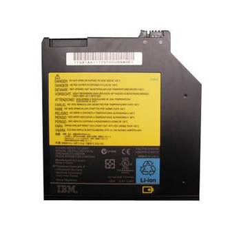08K8191 - IBM Lenovo Ultrabay Slim Secondary Battery for ThinkPad T40 R40 X60 Series 08K8191 - IBM Lenovo Ultrabay Slim Secondary Battery for ThinkPad T40 R40 X60 Series