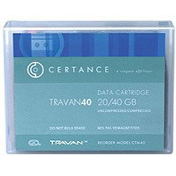 CTM40-5PK - Quantum Travan TR-7 Tape Cartridge - Travan TR-7 - 20GB (Native) / 40GB (Compressed) - 5 Pack CTM40-5PK - Quantum Travan TR-7 Tape Cartridge - Travan TR-7 - 20GB (Native) / 40GB (Compressed) - 5 Pack