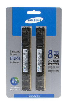 MV-3V4G3D/US - Samsung 8GB Kit (2 x 4GB) PC3-12800 DDR3-1600MHz non-ECC Unbuffered CL11 240-Pin DIMM 1.35V Low Voltage Dual Rank Very Low Profile (VLP ) Me MV-3V4G3D/US - Samsung 8GB Kit (2 x 4GB) PC3-12800 DDR3-1600MHz non-ECC Unbuffered CL11 240-Pin DIMM 1.35V Low Voltage Dual Rank Very Low Profile (VLP ) Me