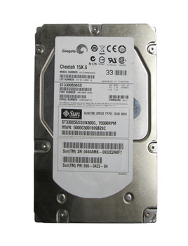 3900423-02 - Sun 300GB 15000RPM SAS 3GB/s Hot-Pluggable 16MB Cache 3.5-inch Hard Drive 3900423-02 - Sun 300GB 15000RPM SAS 3GB/s Hot-Pluggable 16MB Cache 3.5-inch Hard Drive