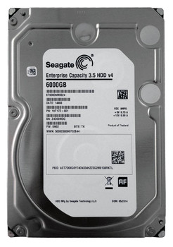1HT17Z-001 - Seagate Enterprise CAPACITY V.4 6TB 7200RPM SATA 6GB/s 512E 128MB Cache 3.5-inch Hard Drive 1HT17Z-001 - Seagate Enterprise CAPACITY V.4 6TB 7200RPM SATA 6GB/s 512E 128MB Cache 3.5-inch Hard Drive