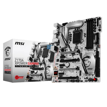 MSI Z170A XPOWER GAMING TITANIUM EDITION LGA1151/ Intel Z170/ DDR4/ 4-Way CrossFireX & 2-Way SLI/ SATA3&USB3.1/ M.2&SATA Express/ A&GbE/ ATX Motherboard
