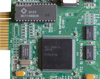 109P014400 - ATI Tech ATI 1MB EGA/VGA 16 Bit ISA Video Graphics Card 109P014400 - ATI Tech ATI 1MB EGA/VGA 16 Bit ISA Video Graphics Card