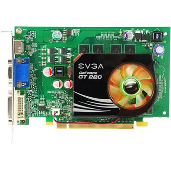 512-P3-1220-LR - EVGA nVidia GeForce GT220 512MB DDR2 PCI Express VGA/ DVI/ HDMI Video Graphics Card 512-P3-1220-LR - EVGA nVidia GeForce GT220 512MB DDR2 PCI Express VGA/ DVI/ HDMI Video Graphics Card
