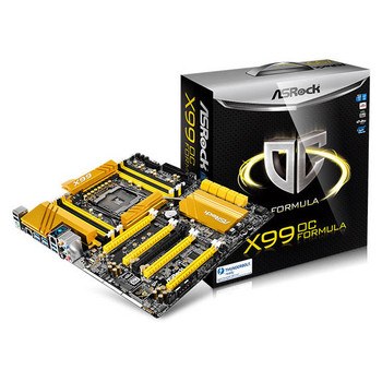 ASRock X99 OC FORMULA LGA2011-v3/ Intel X99/ DDR4/ Quad CrossFireX & Quad SLI/ SATA3&USB3.0/ M.2/ A&2GbE/ EATX Motherboard ASRock X99 OC FORMULA LGA2011-v3/ Intel X99/ DDR4/ Quad CrossFireX & Quad SLI/ SATA3&USB3.0/ M.2/ A&2GbE/ EATX Motherboard