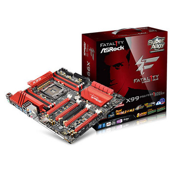 ASRock FATAL1TY X99 PROFESSIONAL LGA2011-v3/ Intel X99/ DDR4/ Quad CrossFireX & Quad SLI/ SATA3&USB3.0/ M.2/ A&2GbE/ EATX Motherboard ASRock FATAL1TY X99 PROFESSIONAL LGA2011-v3/ Intel X99/ DDR4/ Quad CrossFireX & Quad SLI/ SATA3&USB3.0/ M.2/ A&2GbE/ EATX Motherboard