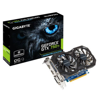 GIGABYTE NVIDIA GeForce GTX 750 Ti OC 4GB GDDR5 2DVI/2HDMI PCI-Express Video Card GIGABYTE NVIDIA GeForce GTX 750 Ti OC 4GB GDDR5 2DVI/2HDMI PCI-Express Video Card