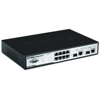 D-Link DGS-3200-10 Managed 8-Port Gigabit Stackable Layer2 Switch w/ 2-Combo SFP D-Link DGS-3200-10 Managed 8-Port Gigabit Stackable Layer2 Switch w/ 2-Combo SFP