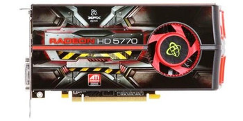 HD-577A-ZNFR - XFX Radeon HD 5770 1GB 128-Bit GDDR5 PCI Express 2.1 x16 Dual DVI/ HDMI/ Display Port/ HDCP Ready/ CrossFireX Support Video Graphics Card Mf HD-577A-ZNFR - XFX Radeon HD 5770 1GB 128-Bit GDDR5 PCI Express 2.1 x16 Dual DVI/ HDMI/ Display Port/ HDCP Ready/ CrossFireX Support Video Graphics Card Mf