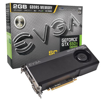 02G-P4-3658-KR - EVGA GeForce GTX 650 Ti BOOST Superclocked 2GB 192-Bit GDDR5 PCI Express 3.0 x16 Dual DVI/ HDMI/ DisplayPort/ SLI Support Video Graphics Car 02G-P4-3658-KR - EVGA GeForce GTX 650 Ti BOOST Superclocked 2GB 192-Bit GDDR5 PCI Express 3.0 x16 Dual DVI/ HDMI/ DisplayPort/ SLI Support Video Graphics Car