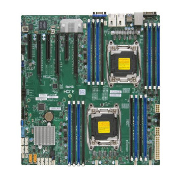 Supermicro X10DRI-B Dual LGA2011/ Intel C612/ DDR4/ SATA3&USB3.0/ V&2GbE/ EATX Server Motherboard Supermicro X10DRI-B Dual LGA2011/ Intel C612/ DDR4/ SATA3&USB3.0/ V&2GbE/ EATX Server Motherboard