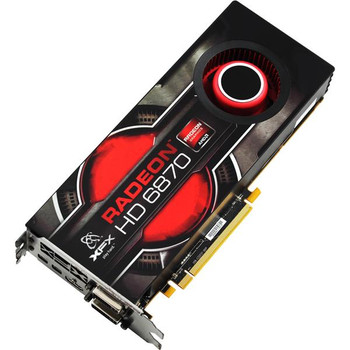 HD-687A-ZNFC - XFX Radeon HD 6870 1GB DDR5 256-Bit PCI Express 2.1 x16 Dual Mini DisplayPort/ 2x DVI/ HDMI/ HDCP Ready CrossFireX Supported Video Graphics