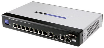 SRW208MP - Linksys 8-Port 10/100 POE (8-Port) Switch SNMP with Webview QOS 2GBIC PT (Refurbished) SRW208MP - Linksys 8-Port 10/100 POE (8-Port) Switch SNMP with Webview QOS 2GBIC PT (Refurbished)