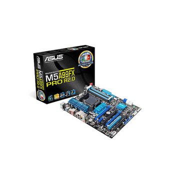 Asus M5A99FX PRO R2.0 Socket AM3+/ AMD 990FX/ Quad CrossFireX&Quad SLI / A&GbE/ SATA3&USB3.0/ ATX Motherboard Asus M5A99FX PRO R2.0 Socket AM3+/ AMD 990FX/ Quad CrossFireX&Quad SLI / A&GbE/ SATA3&USB3.0/ ATX Motherboard