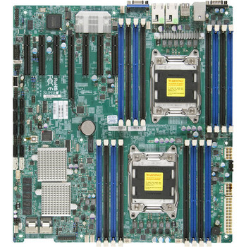 Supermicro X9DRH-IF-O Dual LGA2011/ Intel C602/ DDR3/ SATA3/ V&2GbE/ EATX Server Motherboard Supermicro X9DRH-IF-O Dual LGA2011/ Intel C602/ DDR3/ SATA3/ V&2GbE/ EATX Server Motherboard
