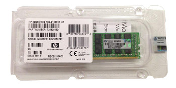 728629-B21 - HP 32GB PC4-17000 DDR4-2133MHz ECC Registered CL15 288-Pin DIMM 1.2V Dual Rank Memory Module 728629-B21 - HP 32GB PC4-17000 DDR4-2133MHz ECC Registered CL15 288-Pin DIMM 1.2V Dual Rank Memory Module