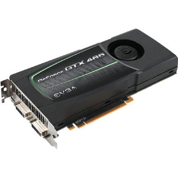 01GP31465AR - EVGA GeForce GTX 465 1GB 256-Bit GDDR5 PCI Express 2.0 x16 Dual DVI/ mini HDMI Video Graphics Card 01GP31465AR - EVGA GeForce GTX 465 1GB 256-Bit GDDR5 PCI Express 2.0 x16 Dual DVI/ mini HDMI Video Graphics Card