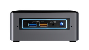 Intel NUC NUC7i3BNHXF 2.4GHz i3-7100U Nettop Black, Grey Mini PC