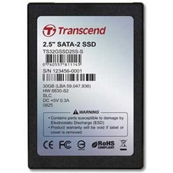TS32GSSD25S-S - Transcend 32 GB Internal Solid State Drive - 2.5 - SATA/150 TS32GSSD25S-S - Transcend 32 GB Internal Solid State Drive - 2.5 - SATA/150