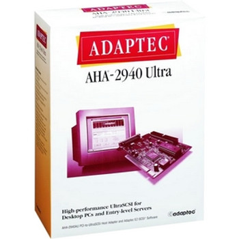 1605100-R - Adaptec AHA-2940 Ultra SCSI Controller - Up to 20MBps - 1 x 50-pin HD-50 Ultra SCSI - SCSI External 1 x 50-pin IDC Ultra SCSI - SCSI Intern 1605100-R - Adaptec AHA-2940 Ultra SCSI Controller - Up to 20MBps - 1 x 50-pin HD-50 Ultra SCSI - SCSI External 1 x 50-pin IDC Ultra SCSI - SCSI Intern