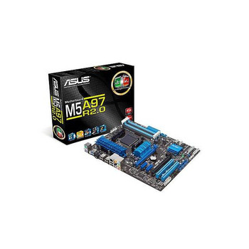 Asus M5A97 R2.0 Socket AM3+/ AMD 970/ Quad CrossFireX/ A&GbE/ SATA3&USB3.0/ ATX Motherboard Asus M5A97 R2.0 Socket AM3+/ AMD 970/ Quad CrossFireX/ A&GbE/ SATA3&USB3.0/ ATX Motherboard