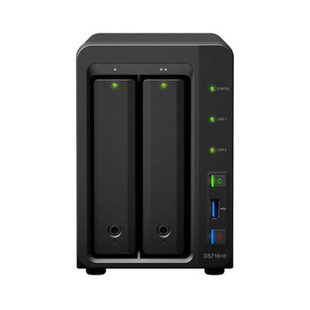 Synology DiskStation DS716+II 2-Bay Desktop NAS for SMB Synology DiskStation DS716+II 2-Bay Desktop NAS for SMB