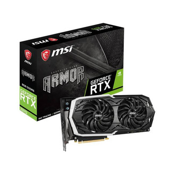 MSI NVIDIA GeForce RTX 2070 ARMOR 8GB GDDR6 HDMI/3DisplayPort/USB Type-C PCI-Express Video Card