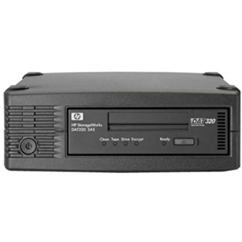 AJ828A#ABA - HP StorageWorks DAT320 160GB (Native) / 320GB (Compressed) SAS 5.25-inch Half Height External Tape Drive AJ828A#ABA - HP StorageWorks DAT320 160GB (Native) / 320GB (Compressed) SAS 5.25-inch Half Height External Tape Drive