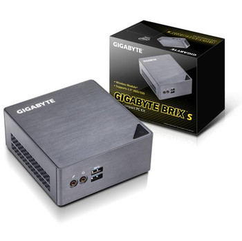 GIGABYTE GB-BXI7H-6500 Intel Core i7-6500U 2.5GHz/ WiFi/ A&V&GbE/ Mini PC Barebone System GIGABYTE GB-BXI7H-6500 Intel Core i7-6500U 2.5GHz/ WiFi/ A&V&GbE/ Mini PC Barebone System