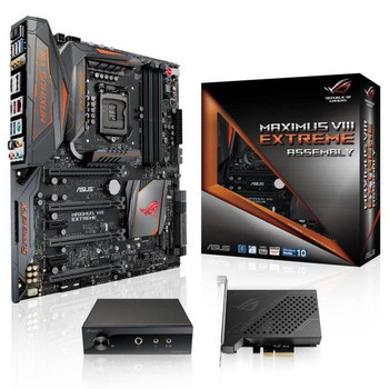 Asus MAXIMUS VIII EXTREME/ASSEMBLY LGA1151/ Intel Z170/ DDR4/ 4-Way CrossFireX & Quad-GPU SLI/ SATA3&USB3.1/ M.2&U.2&SATA Express/ WiFi/ A&GbE/ EATX Motherboard Asus MAXIMUS VIII EXTREME/ASSEMBLY LGA1151/ Intel Z170/ DDR4/ 4-Way CrossFireX & Quad-GPU SLI/ SATA3&USB3.1/ M.2&U.2&SATA Express/ WiFi/ A&GbE/ EATX Motherboard