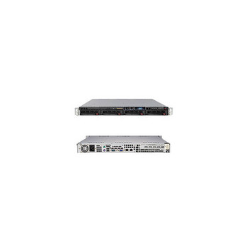 Supermicro SuperServer SYS-5016I-MT LGA1156 280W 1U Rackmount Server Barebone System (Black)