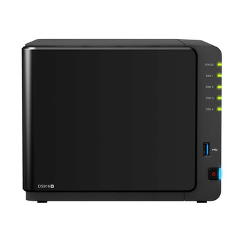 Synology DiskStation DS916+ (8GB) 4-Bay Desktop NAS for SMB Synology DiskStation DS916+ (8GB) 4-Bay Desktop NAS for SMB