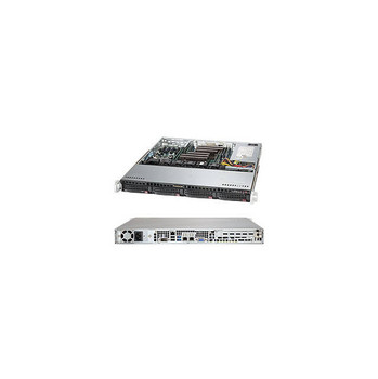 Supermicro SuperServer SYS-6018R-MT Dual LGA2011 440W/480W 1U Rackmount Server Barebone System (Black)