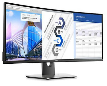 DELL UltraSharp U3417W 34.14" UltraWide Quad HD IPS Black Curved computer monitor LED display