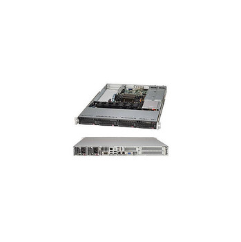 Supermicro SuperServer SYS-5017R-WRF LGA2011 500W 1U Rackmount Server Barebone System (Black)