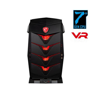 MSI Aegis 3 VR7RC-062US Intel Core i7-7700 3.6GHz/ 8GB DDR4/ 2TB HDD/ DVD±RW/ GTX 1060/ Windows 10 Home Desktop PC (Black-Red)