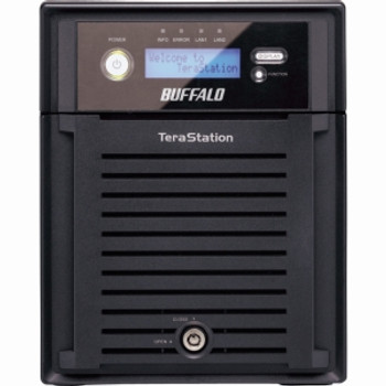 TS-QVH8.0TL/R6 - Buffalo TeraStation Pro Quad TS-QVHL/R6 Network Storage Server - Intel Atom D510 1.66 GHz - 8 TB (4 x 2 TB) - RJ-45 Network USB USB