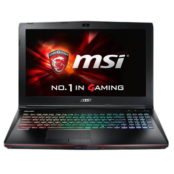 MSI GE62 APACHE PRO-014 15.6 inch Intel Core i7-6700HQ 2.6GHz/ 16GB DDR4/ 1TB HDD + 128GB SSD/ DVD±RW/ USB3.1/ Windows 10 Notebook (Aluminum Black)